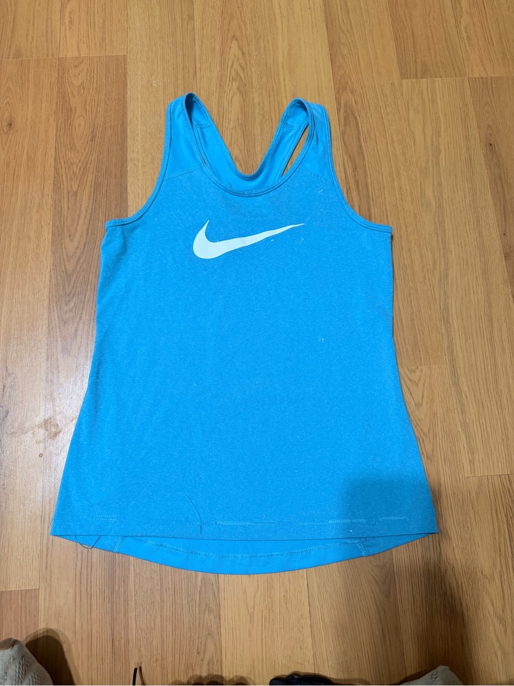 Nike Pro Dri-FIT Blue Racerback Athletic Tank Top – Girls Large